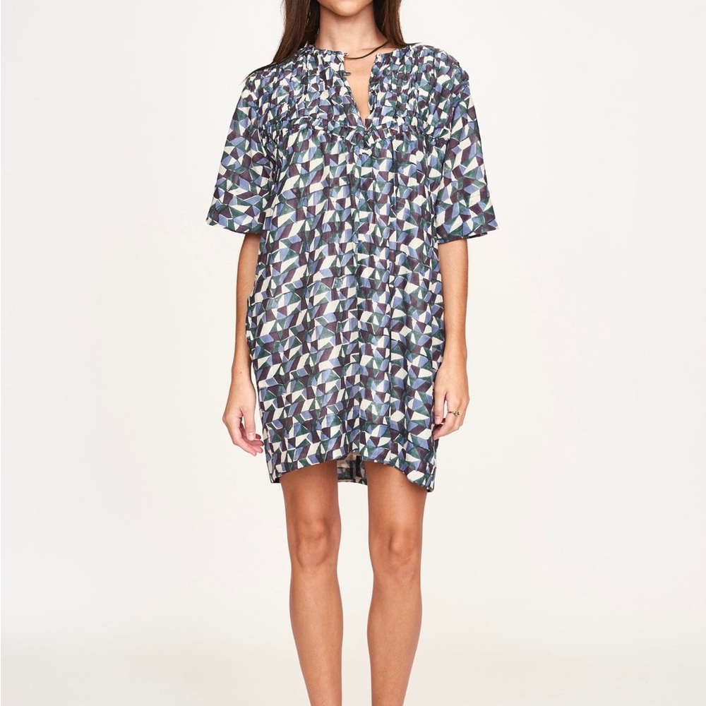 MARRAKESH DRESS IN SEAGLASS IN AEGEAN